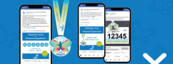 Screenshots des Social Media Auftritts des Charity-Runs 2020